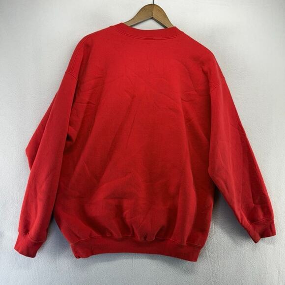 Vintage St Louis Cardinals Sweatshirt Men's large Red Crewneck 2006 World Series - Picture 9 of 12